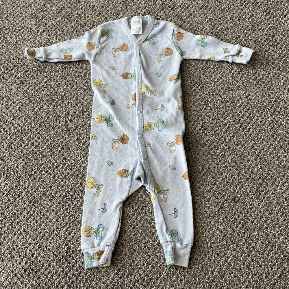 Vintage Precious Moments 2000 Infant Romper. One Piece Sleeper. Small.‎ 13-18 Lb